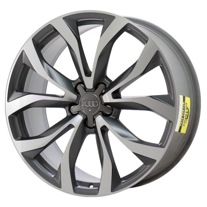 Audi A6 Wheel Rim Machined Grey 58897 Stock Factory OEM Replacement