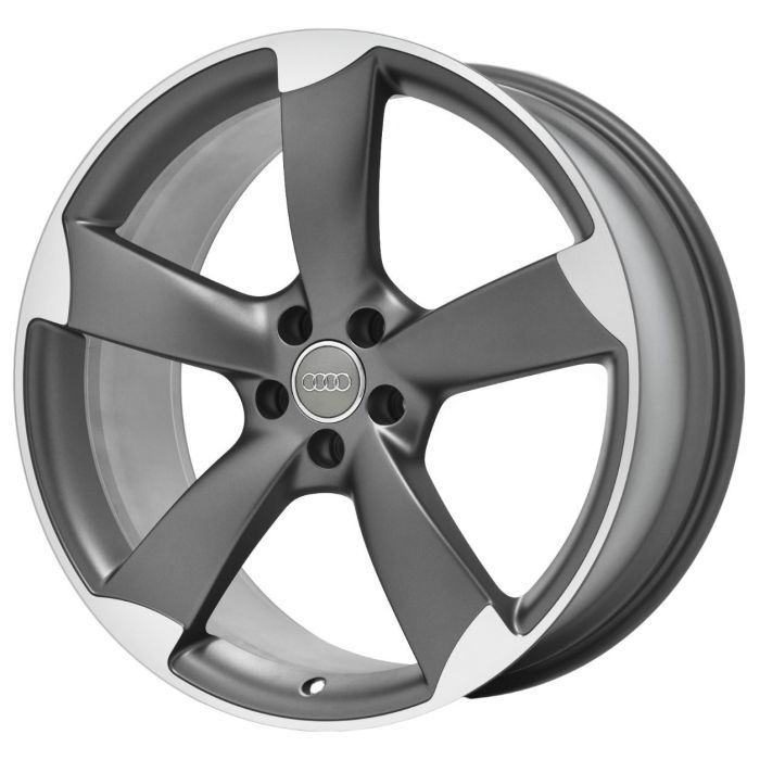 Audi S7 Wheel Rim Machined Lip Grey 58898 Stock Factory OEM Replacement
