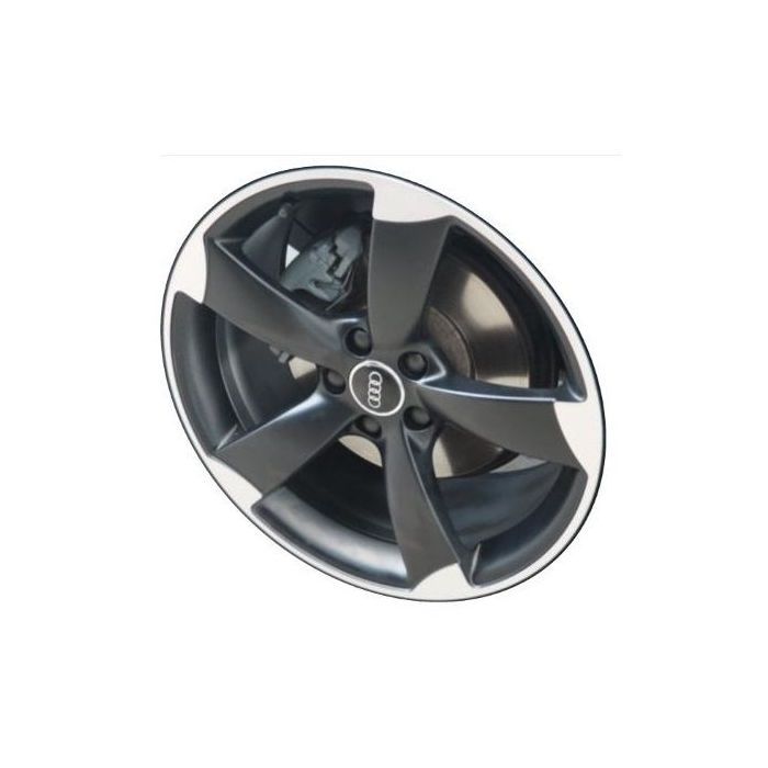 Audi TT Wheel Rim Machined Lip Black 58903 Stock Factory OEM Replacement