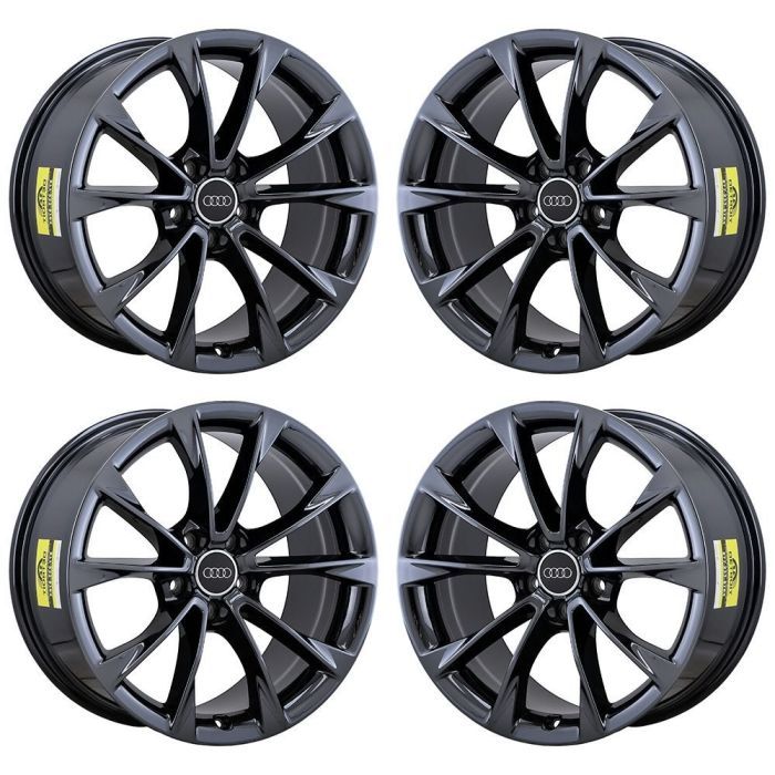 Audi A5 Wheel Rim PVD Black Chrome 58912 Stock Factory OEM Replacement