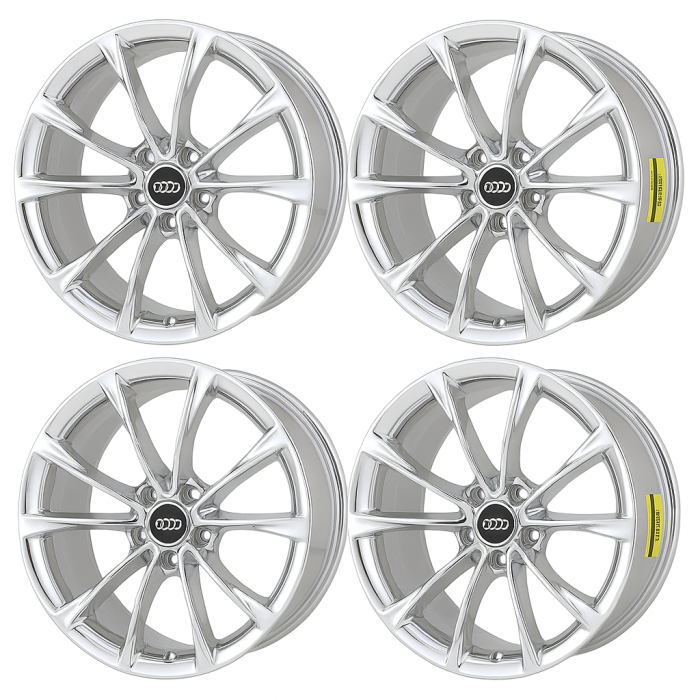 Audi A5 Wheel Rim PVD Bright Chrome 58912 Stock Factory OEM Replacement