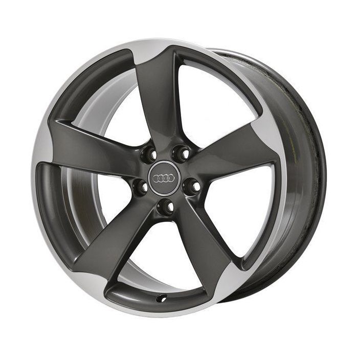 Audi A5 Wheel Rim Machined Lip Grey 58914 Stock Factory OEM Replacement