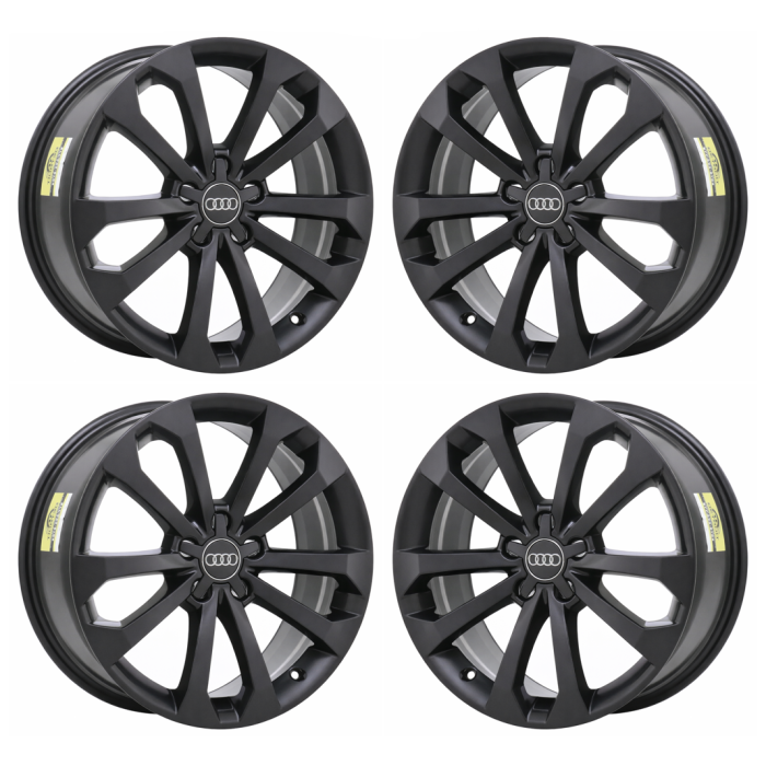 Audi Q5 Exchange Wheels Set of 4-Exchange Rims Set of 4 Satin Black 58917