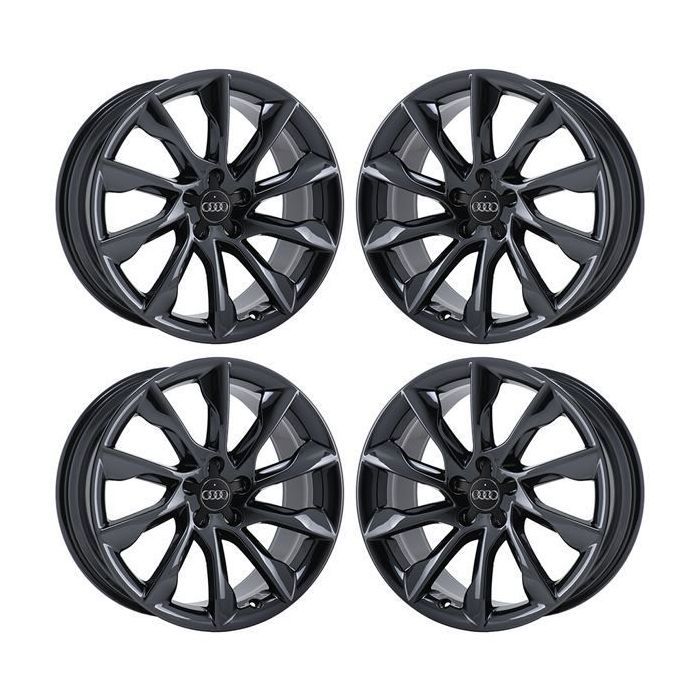 Audi A5 Wheel Rim PVD Black Chrome 58925 Stock Factory OEM Replacement