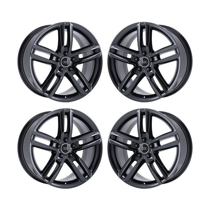 Audi A7 Wheel Rim PVD Black Chrome 58936 Stock Factory OEM Replacement