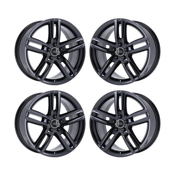 Audi A7 Wheel Rim PVD Black Chrome 58936 Stock Factory OEM Replacement