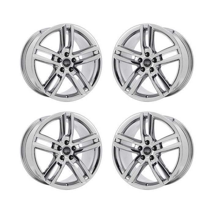 Audi A7 Wheel Rim PVD Bright Chrome 58936 Stock Factory OEM Replacement