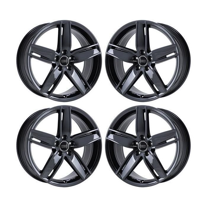 Audi A3 Wheel Rim PVD Black Chrome 58950 Stock Factory OEM Replacement