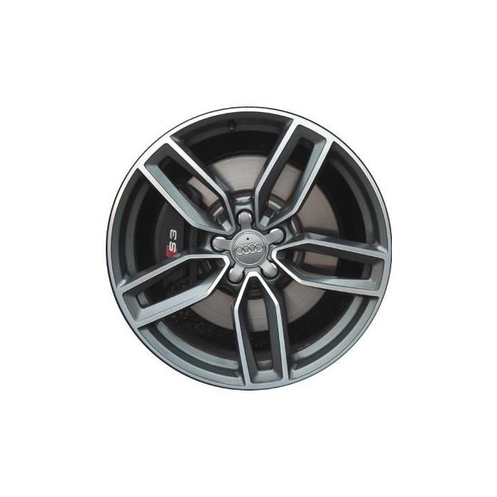 Audi S3 Wheel Rim Machined Grey 58952 Stock Factory OEM Replacement