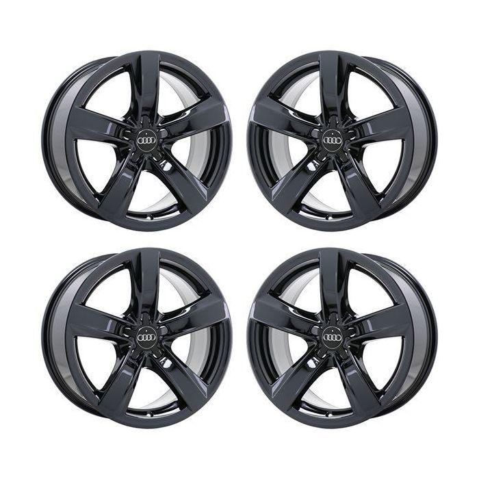 Audi A5 Wheel Rim PVD Black Chrome 58959 Stock Factory OEM Replacement