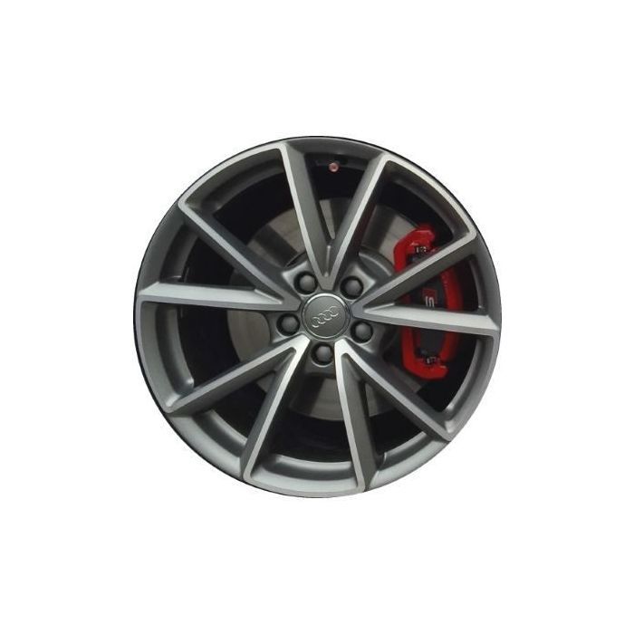 Audi S4 Wheel Rim Machined Grey 58967 Stock Factory OEM Replacement