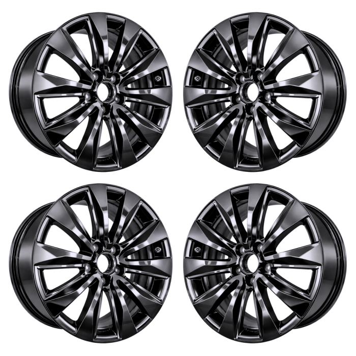 Audi A6 Wheel Rim PVD Black Chrome 58969 Stock Factory OEM Replacement