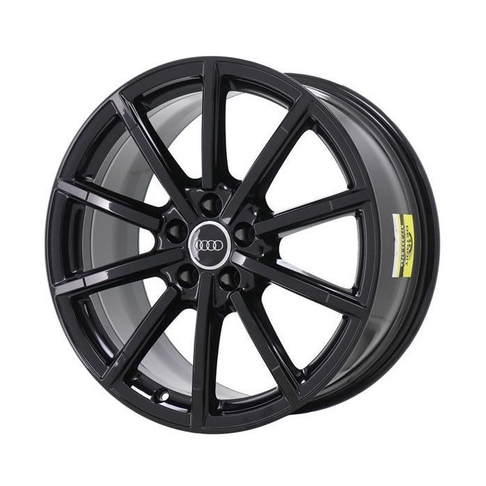 Audi A6 Wheel Rim Gloss Black 58973 Stock Factory OEM Replacement