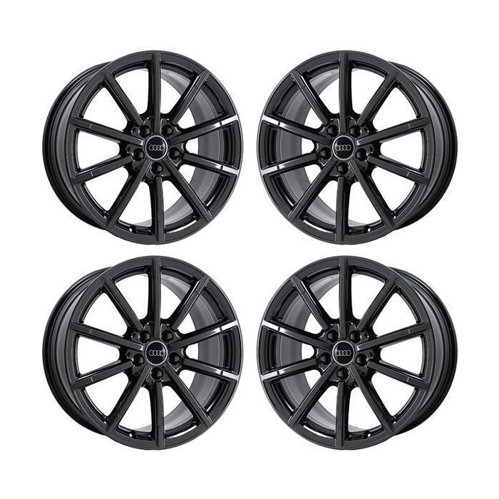 Audi A6 Wheel Rim PVD Black Chrome 58973 Stock Factory OEM Replacement