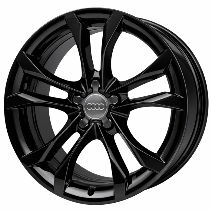 Audi A6 Wheel Rim Gloss Black 58976 Stock Factory OEM Replacement