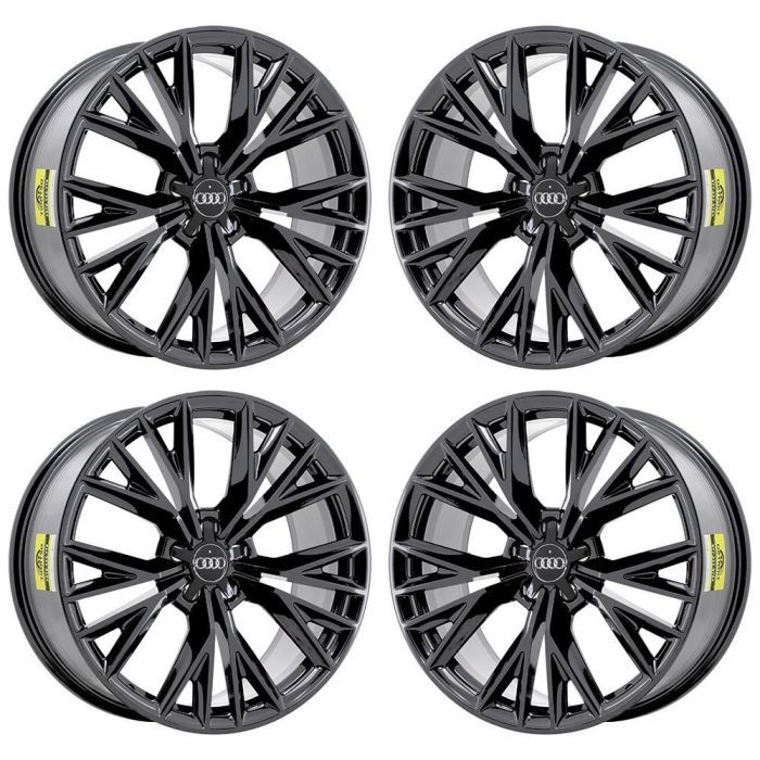 Audi A7 Wheel Rim PVD Black Chrome 58983 Stock Factory OEM Replacement