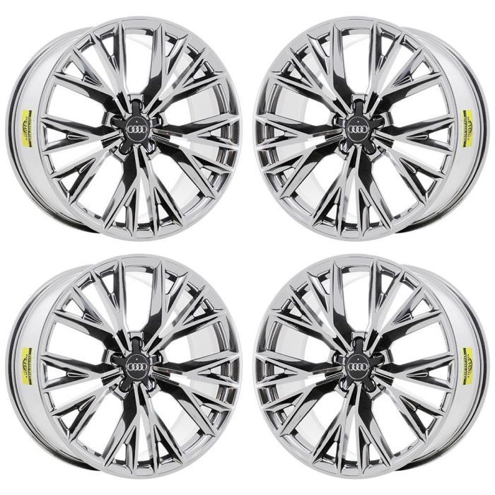 Audi A7 Wheel Rim PVD Bright Chrome 58983 Stock Factory OEM Replacement