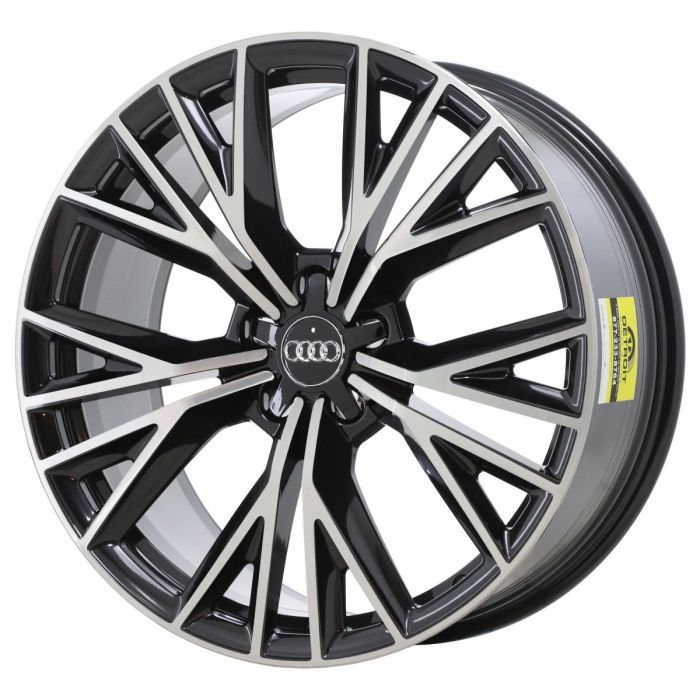 Audi A7 Wheel Rim Machined Black 58983 Stock Factory OEM Replacement