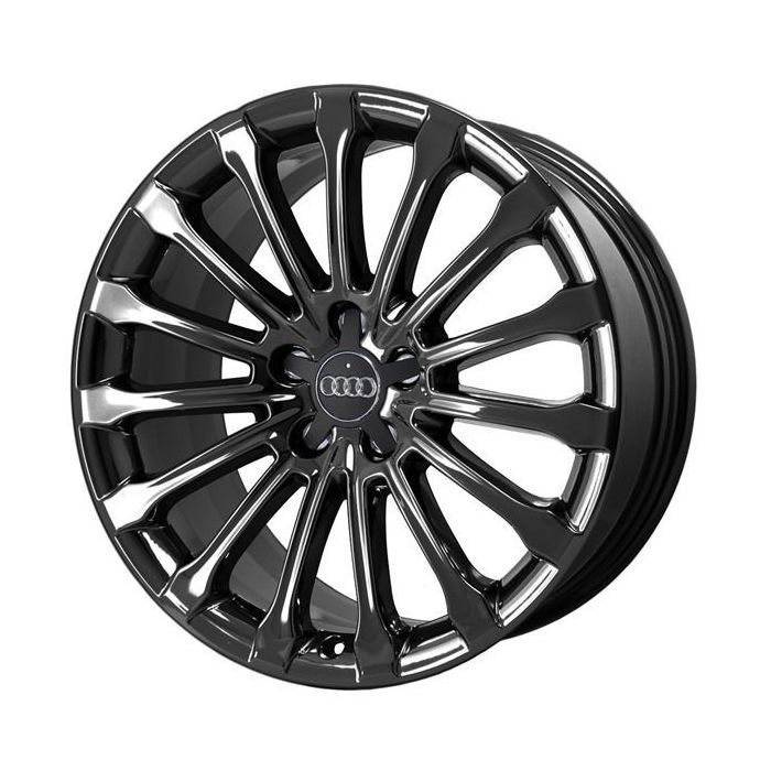 Audi A8 Wheel Rim PVD Black Chrome 58985 Stock Factory OEM Replacement