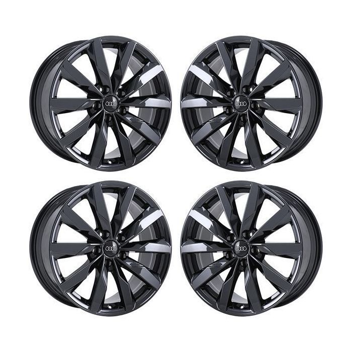 Audi A4 Wheel Rim PVD Black Chrome 58992 Stock Factory OEM Replacement