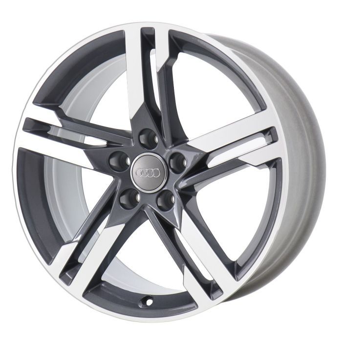 Audi A4 Wheel Rim Machined Grey 59002 Stock Factory OEM Replacement