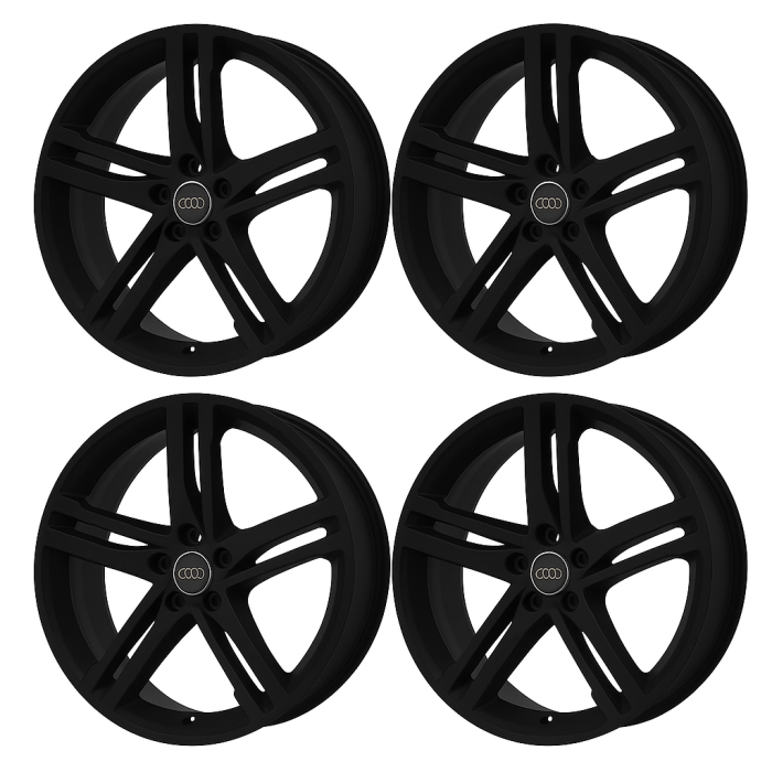 Audi A4 Exchange Wheels Set of 4-Exchange Rims Set of 4 Satin Black 59002