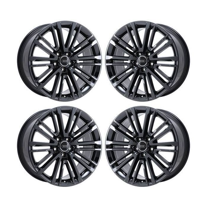 Audi A4 Wheel Rim PVD Black Chrome 59003 Stock Factory OEM Replacement