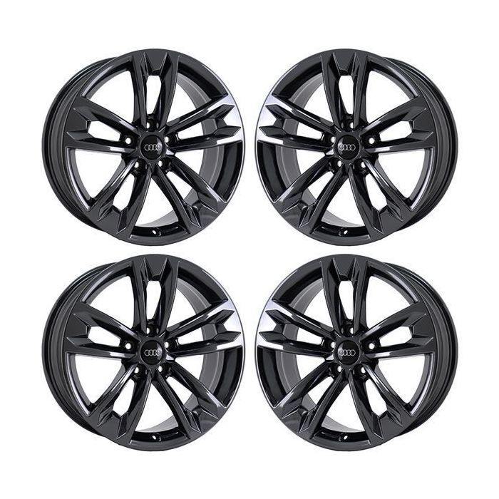 Audi Allroad Wheel Rim PVD Black Chrome 59013 Stock Factory OEM Replacement