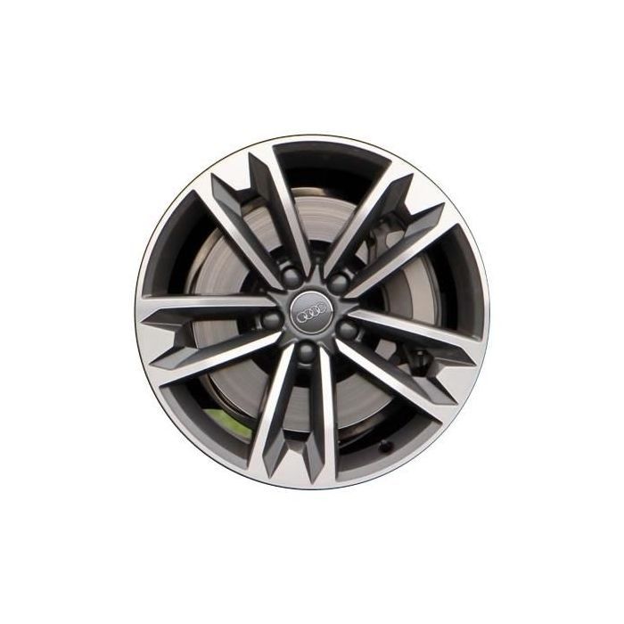 Audi Allroad Wheel Rim Machined Grey 59013 Stock Factory OEM Replacement