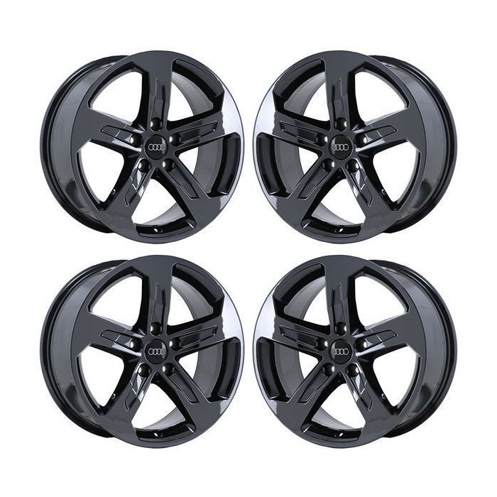 Audi A3 Wheel Rim PVD Black Chrome 59020 Stock Factory OEM Replacement