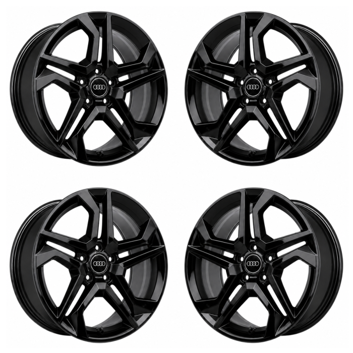 Audi Q5 Exchange Wheels Set of 4-Exchange Rims Set of 4 Gloss Black 59036