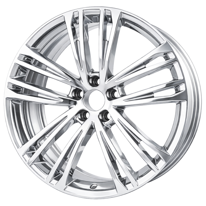 Audi A7 Wheel Rim PVD Bright Chrome 59055 Stock Factory OEM Replacement