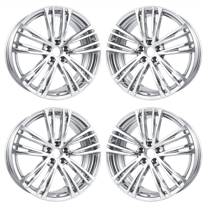 Audi A7 Wheel Rim PVD Bright Chrome 59055 Stock Factory OEM Replacement