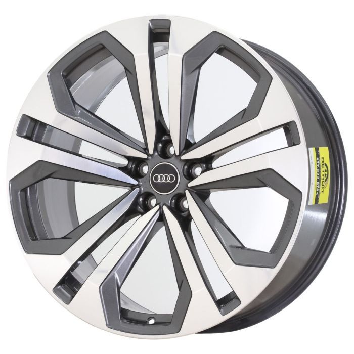 Audi Q8 Wheel Rim Machined Grey 59064 Stock Factory OEM Replacement