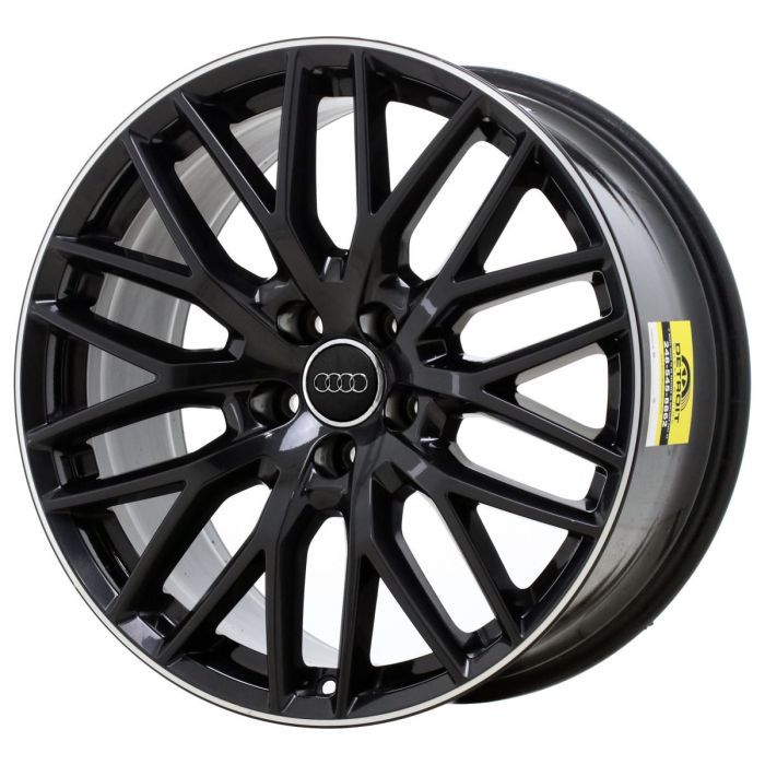 Audi A5 Wheel Rim Machined Lip Black ALY59026 Stock Factory OEM Replacement
