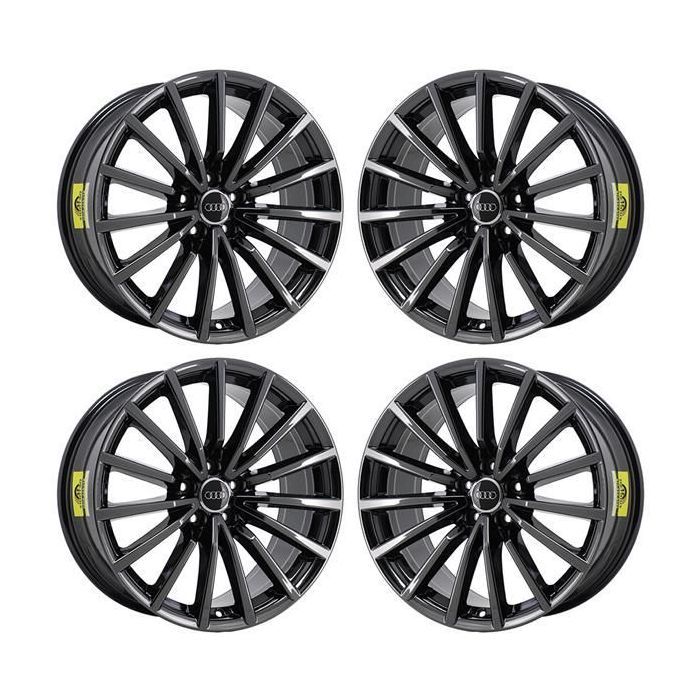 Audi A5 Wheel Rim PVD Black Chrome 59074 Stock Factory OEM Replacement