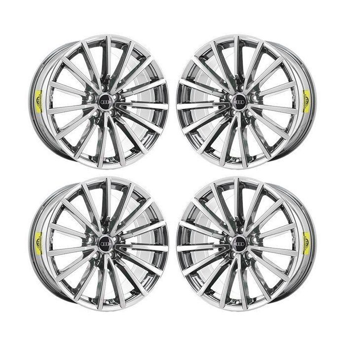 Audi A5 Wheel Rim PVD Bright Chrome 59074 Stock Factory OEM Replacement