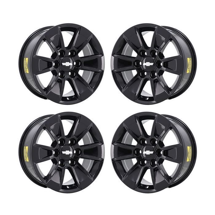 Chevrolet Silverado 1500 Exchange Wheels Set of 4-Exchange Rims Set of 4 Gloss Black 5908