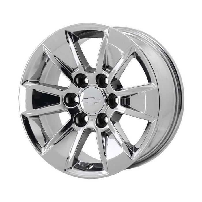 Chevrolet Silverado 1500 Wheel Rim PVD Bright Chrome 5908 Stock Factory OEM Replacement