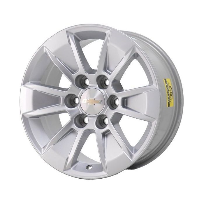 Chevrolet Silverado 1500 Wheel Rim Silver 5908 Stock Factory OEM Replacement