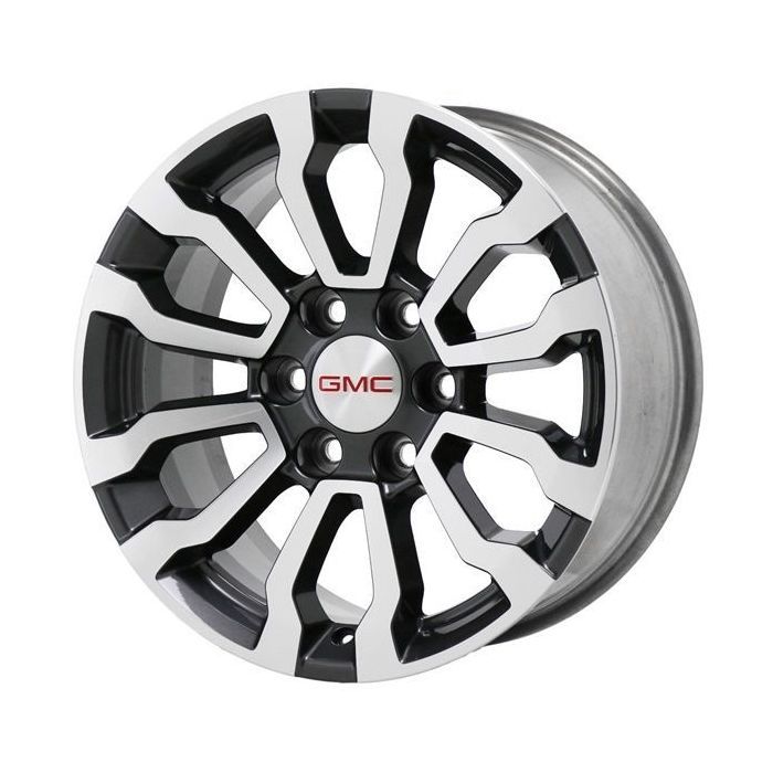 GMC Sierra 1500 Wheel Rim Machined Grey 5909 Stock Factory OEM Replacement
