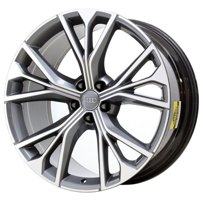 Audi Q8 Wheel Rim Machined Grey ALY59102 Stock Factory OEM Replacement