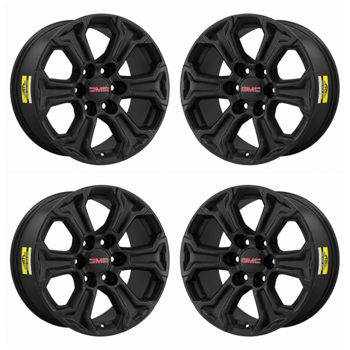 GMC Sierra 1500 Exchange Wheels Set of 4-Exchange Rims Set of 4 Satin Black 5910