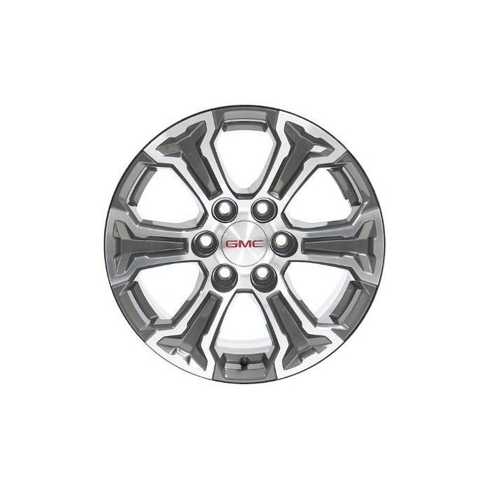 GMC Sierra 1500 Wheel Rim Machined Grey 5910 Stock Factory OEM Replacement