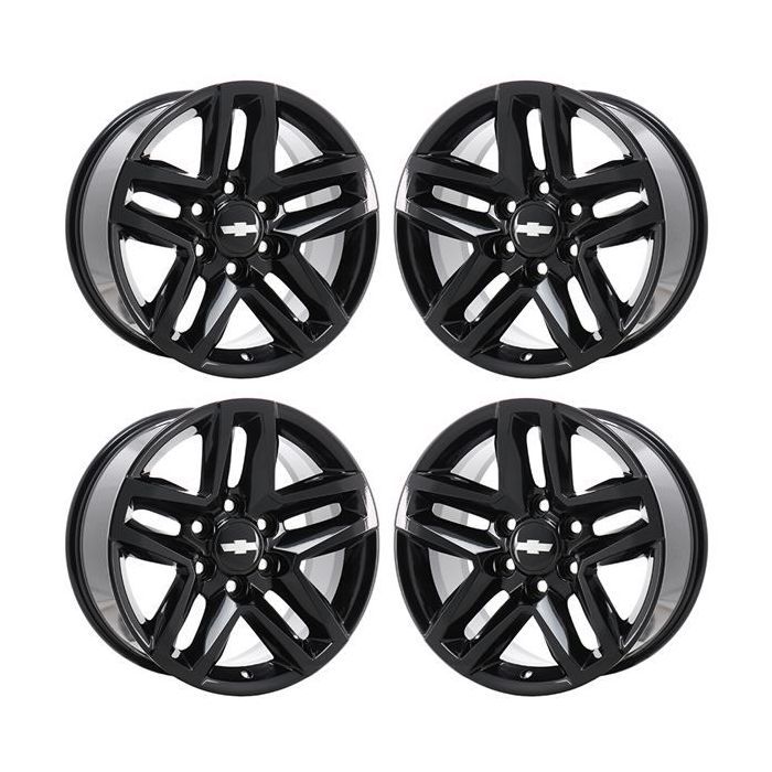 Chevrolet Silverado 1500 Exchange Wheels Set of 4-Exchange Rims Set of 4 Gloss Black 5911