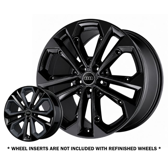 Audi Q3 Wheel Rim Gloss Black 59121 Stock Factory OEM Replacement