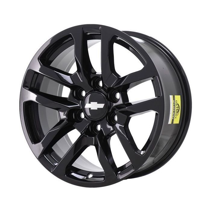 Chevrolet Silverado 1500 Wheel Rim Gloss Black 5912 Stock Factory OEM Replacement