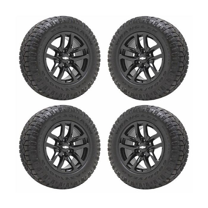 Chevrolet Silverado 1500 Wheel and Tire Sets-Wheel and Tire Packages-Wheel & Tire Sets-Wheel & Tire Packages-Wheel and Rim Sets-Wheel and Rim Packages-Wheel & Rim Sets -Wheel & Rim Packages Gloss Black 5912