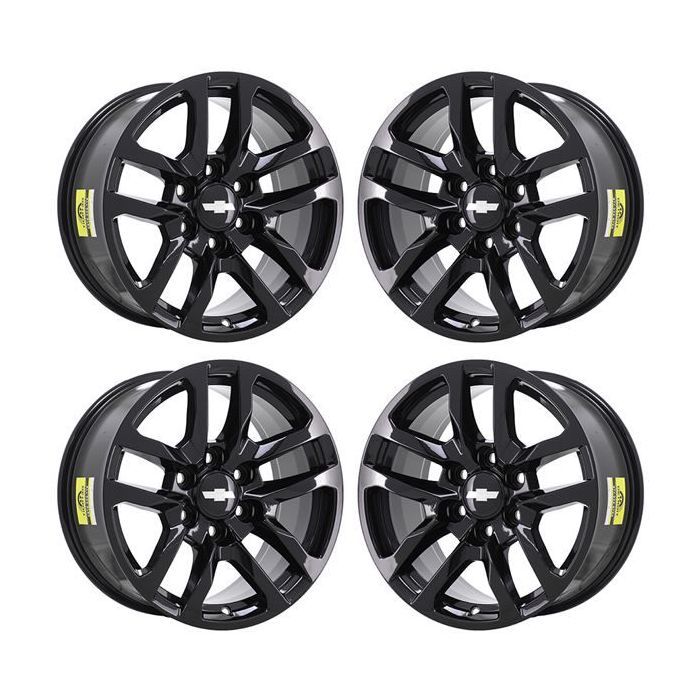 Chevrolet Silverado 1500 Exchange Wheels Set of 4-Exchange Rims Set of 4 Gloss Black 5912