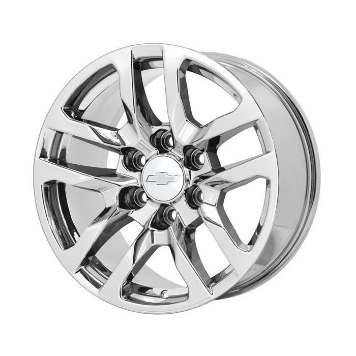 Chevrolet Silverado 1500 Wheel Rim PVD Bright Chrome 5912 Stock Factory OEM Replacement